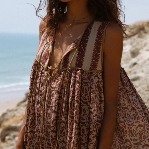 Daughters of India Aahna Dress ~ Walnut - Picture 4 of 11